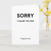 GAGギフトおもしろい皮肉な失礼な折り畳みグリーティングカード カード (黄色い花)