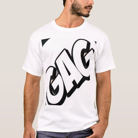 GAG グラフィティ タイポグラフィ Tシャツ (正面)