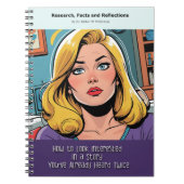 Gag gift - Notebook, pretending to be a book  ノートブック (正面)