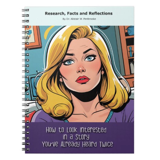 Gag gift - Notebook, pretending to be a book  ノートブック (正面)