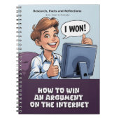 Gag gift - Notebook, pretending to be a book  ノートブック (正面)