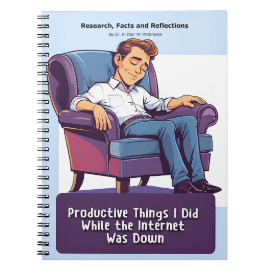 Gag gift - Notebook, pretending to be a book  ノートブック (正面)