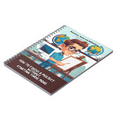 Gag gift - Notebook, pretending to be a book  ノートブック (左側)