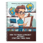 Gag gift - Notebook, pretending to be a book  ノートブック (正面)