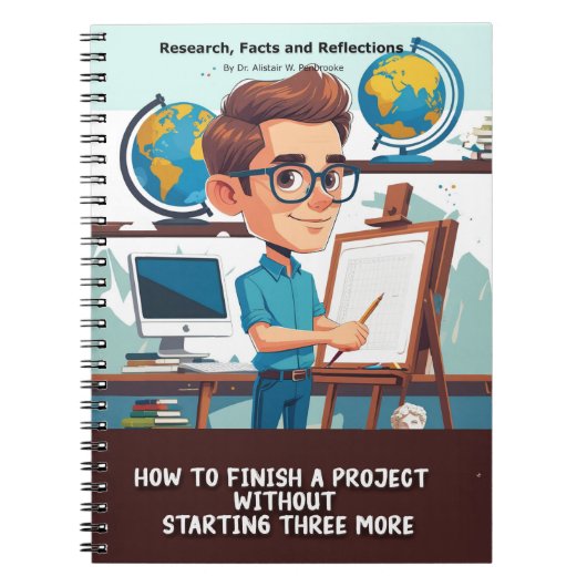 Gag gift - Notebook, pretending to be a book  ノートブック (正面)