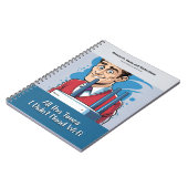 Gag gift - Notebook, pretending to be a book  ノートブック (左側)