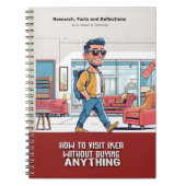 Gag gift - Notebook, pretending to be a book  ノートブック (正面)