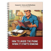 Gag gift - Notebook, pretending to be a book ノートブック (正面)