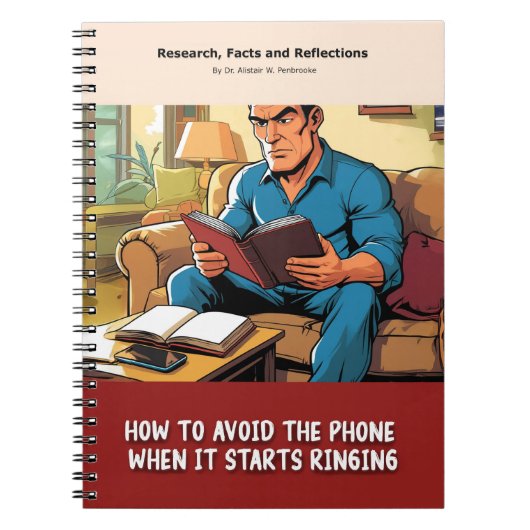 Gag gift - Notebook, pretending to be a book  ノートブック (正面)