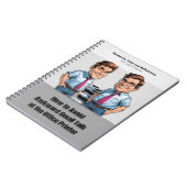 Gag gift - Notebook, pretending to be a book  ノートブック (左側)