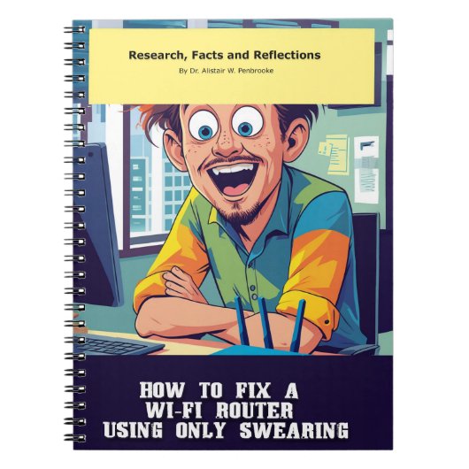 Gag gift - Notebook, pretending to be a book  ノートブック (正面)