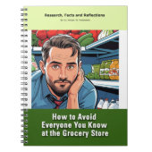 Gag gift - Notebook, pretending to be a book ノートブック (正面)