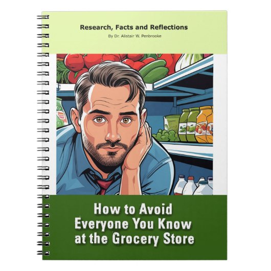 Gag gift - Notebook, pretending to be a book  ノートブック (正面)