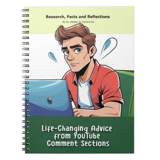 Gag gift - Notebook, pretending to be a book ノートブック (正面)