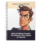 Gag gift - Notebook, pretending to be a book ノートブック (正面)