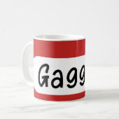 Gagginのイギリス語スラング、Cup of Tea Mug コーヒーマグカップ (正面左)