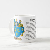 Gagnon、起源、意味および頂上のマグ コーヒーマグカップ (正面左)