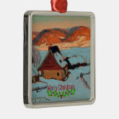 Gagnon - Twilight - Winter in Quebec - Christmas メタルオーナメント (右)