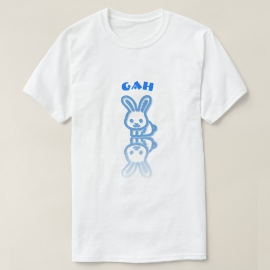 Gah -ウサギ tシャツ (デザイン正面)