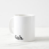Gah コーヒーマグカップ (正面左)