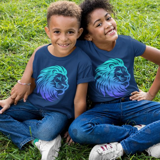 Gahanna Lions Blue Gradient T-Shirt Tシャツ