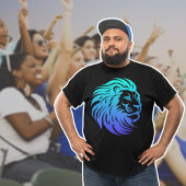 Gahanna Lions Blue Gradient T-Shirt Tシャツ