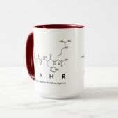 Gahrのペプチッド名前のマグ マグカップ (正面左)