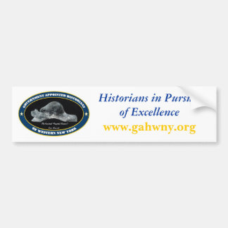 GAHWNYのバンパーステッカー バンパーステッカー