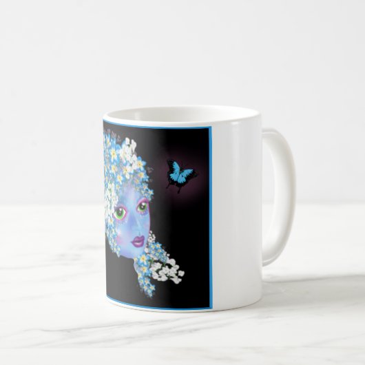 GAIAマザーアース異教のファンタジーアートby LeahG コーヒーマグカップ (正面右)