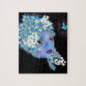 GAIAマザーアース異教のファンタジーアートby LeahG ジグソーパズル (縦)