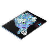 GAIAマザーアース異教のファンタジーアートby LeahG ノートブック (左側)