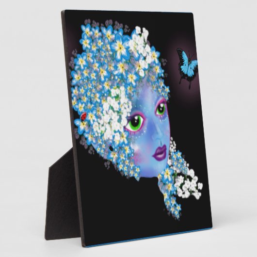 GAIAマザー・アース・異教のファンタジー・アートバイ・リーグ フォトプラーク (側面)