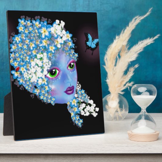 GAIAマザー・アース・異教のファンタジー・アートバイ・リーグ フォトプラーク (側面)