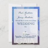 GAIA 宇宙の地図づくり 招待状 (正面)