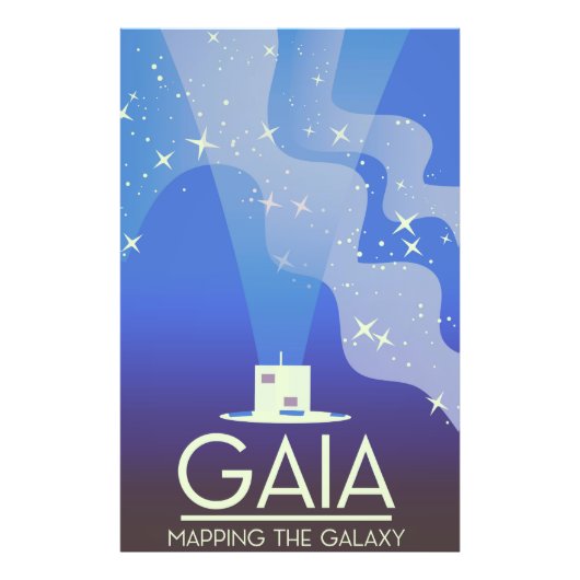 GAIA 宇宙の地図 フォトプリント            (正面)