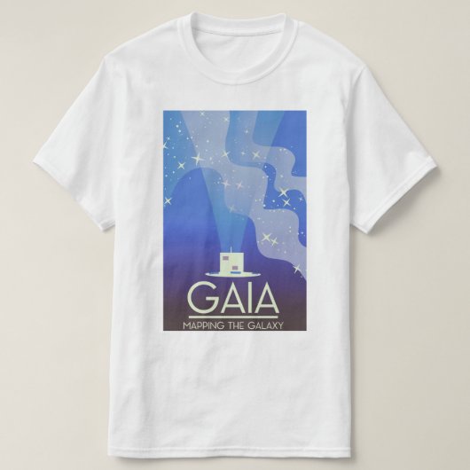 GAIA 宇宙の地図 Tシャツ (デザイン正面)