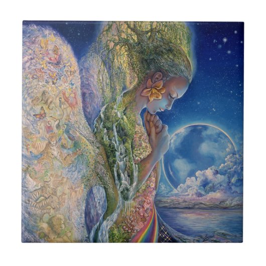 Gaia 6x6セラミックタイルの悲しみ タイル (正面)