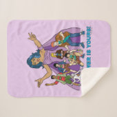 Gaia and the Planeteers Graphic シェルパブランケット (正面(横))