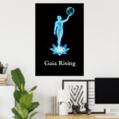 Gaia Rising ウォールアート / ポスター (ホームオフィス)