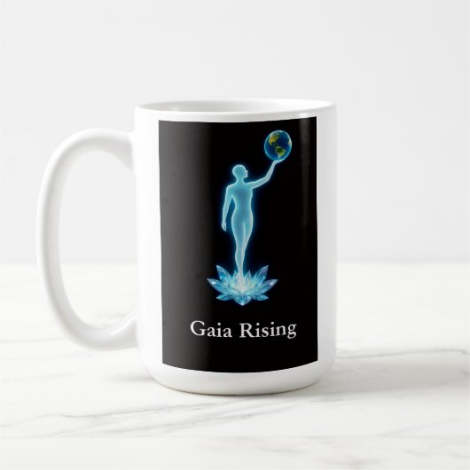 Gaia Rising Mug 11 Oz Or 15 Oz コーヒーマグカップ (左)