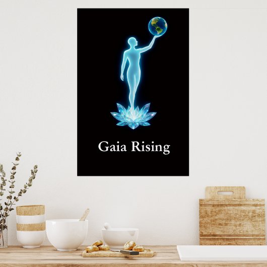 Gaia Rising Wall Art / Poster ポスター (キッチン)