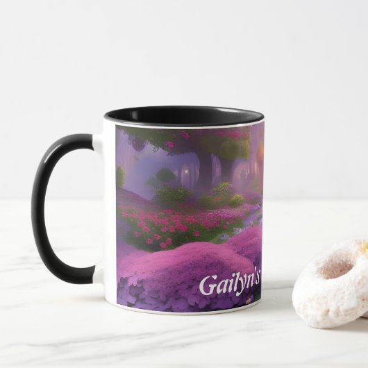 Gailyn's Morning Teaカスタマイズ可パーソナライズされた能 マグカップ (ドーナツ)