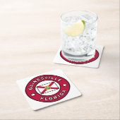 Gainesvilleフロリダ スクエアペーパーコースター (インサイチュ)