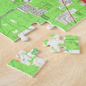 Gainesvilleフロリダ(1966年) 2のヴィンテージの地図 ジグソーパズル (側面)