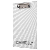 Gainsboroカラーストライプパタファンキーーン クリップボード (左)