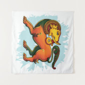 Gajasinha – Mythical Guardian of Strength タペストリー (正面(横))
