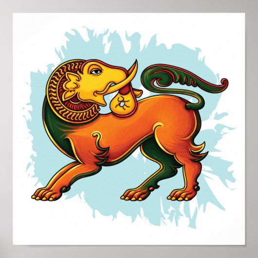 Gajasinha – Mythical Guardian of Strength ポスター (正面)