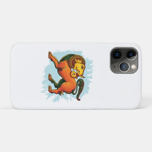 Gajasinha – Mythical Guardian of Strength Case-Mate iPhoneケース (裏面(横))