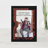 Galおもしろいとバケットリストの第1項目の仕上げ カード (正面)