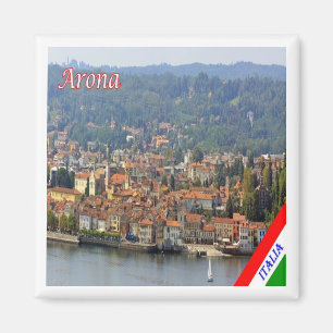 GAL005 ARONA Lake Maggiore,イタリア,冷蔵庫 マグネット